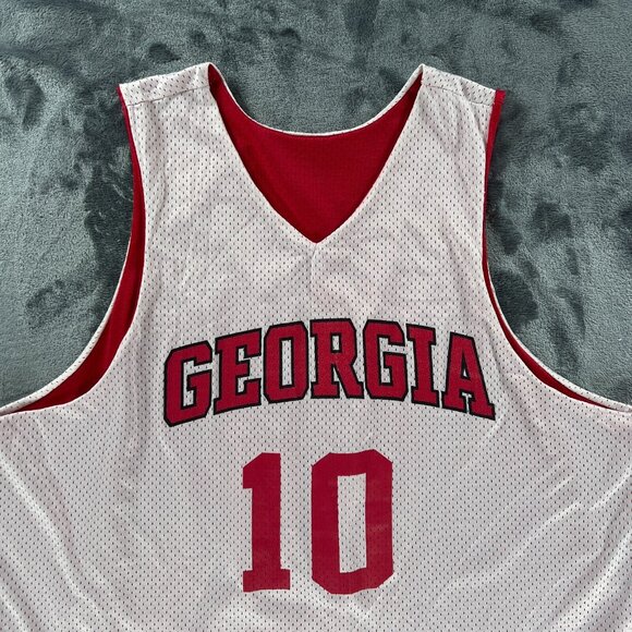 Nike Basketball Jersey Men XL Player Team Issued UGA Georgia Bulldogs VTG Y2K 90 - Picture 10 of 10